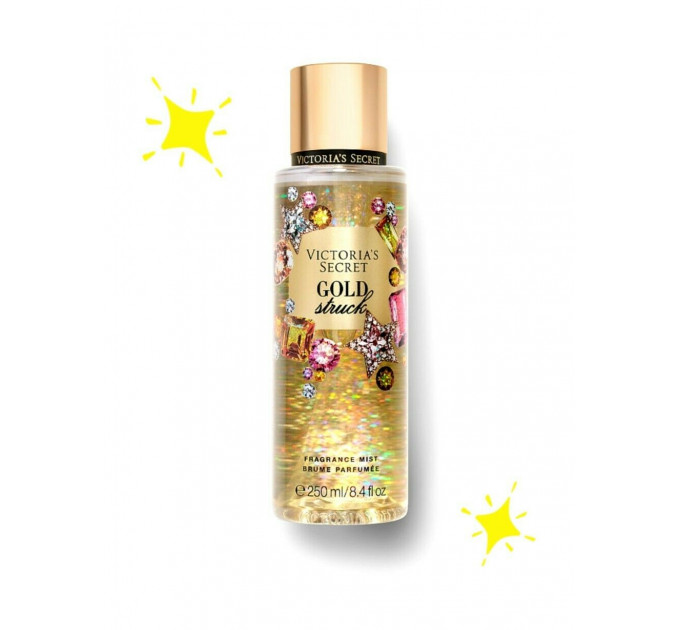 Victoria's Secret Fantasies Gold Struck Fragrance Body Mist (250 ml) Парфюмированный спрей для тела 